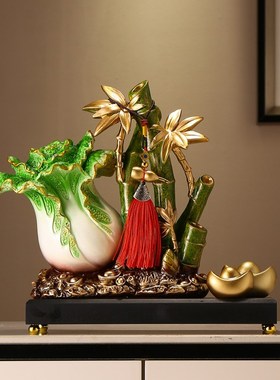 节节高升招财竹子摆件客厅玄关酒柜装饰办公室送领导乔迁新居礼品