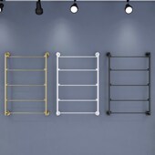 丝带收纳架花店包装 纸彩带货架上墙缎带丝巾布料样布壁挂多层架子