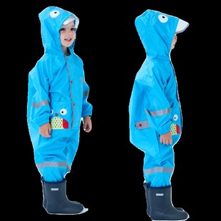 2024儿童雨衣全身连体男童套装 防水女童小学生男孩幼儿园宝宝雨披