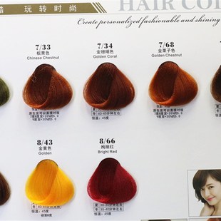 聚生缘大盒微潮网红柔护染染发剂双只彩油焗油染发膏遮盖白发染膏
