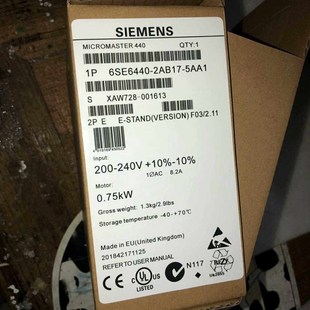 5AA1 2uc17 议价 2AB17 变频器6SE6440