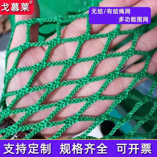 黑色孔HDE聚乙烯GML-WJWP无结小网运场地分区隔离防护动网加粗涤