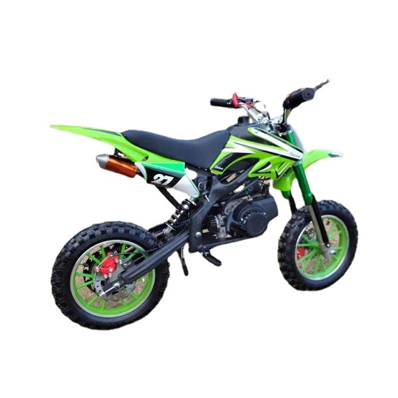 儿童机车赛车山地扒鸡小孩机车49cc50迷你儿童加汽燃油小型摩托车