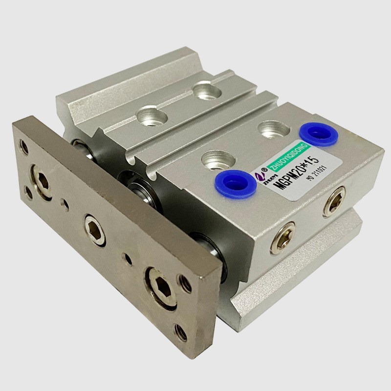 卓一气动MGPM薄型三轴带导杆气缸12/16/20/25/32/40/50/63/80/100