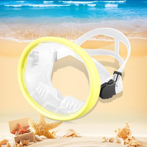 防雾钢化玻璃舒适大框潜水镜高清自由潜水户外装备全脸浮潜面罩