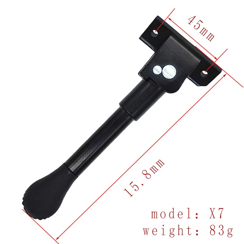 欢喜HX X6  X7 X8 X9电动滑板车黑脚撑改装配件滑板车踢脚架停车