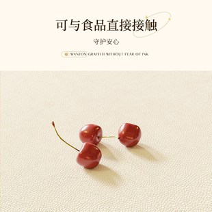 简约b茶几桌垫防水防油防烫免洗pvc餐桌垫客厅桌面保护垫桌布 美式