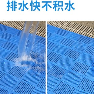 浴室防滑垫d洗手间卫生间地垫淋浴房洗澡垫子厕所隔水防水镂空整