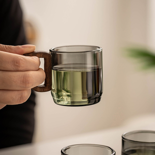 玻璃旅行茶具套装 便携式 泡茶茶杯户外露营茶水分离泡茶Y器喝茶神