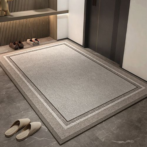 入户门地垫【36款】圈绒TPR防滑玄关垫子地毯高级感复古耐磨耐脏