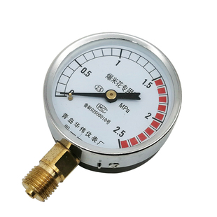 三丝表青岛华伟老式手摇带压力表爆米机膨化机炸机大炮干嘣鸡