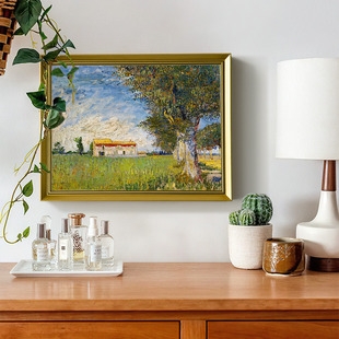 上品印画 梵高星夜 欧式沙发背景墙客厅挂画装饰画墙壁画墙画墙面