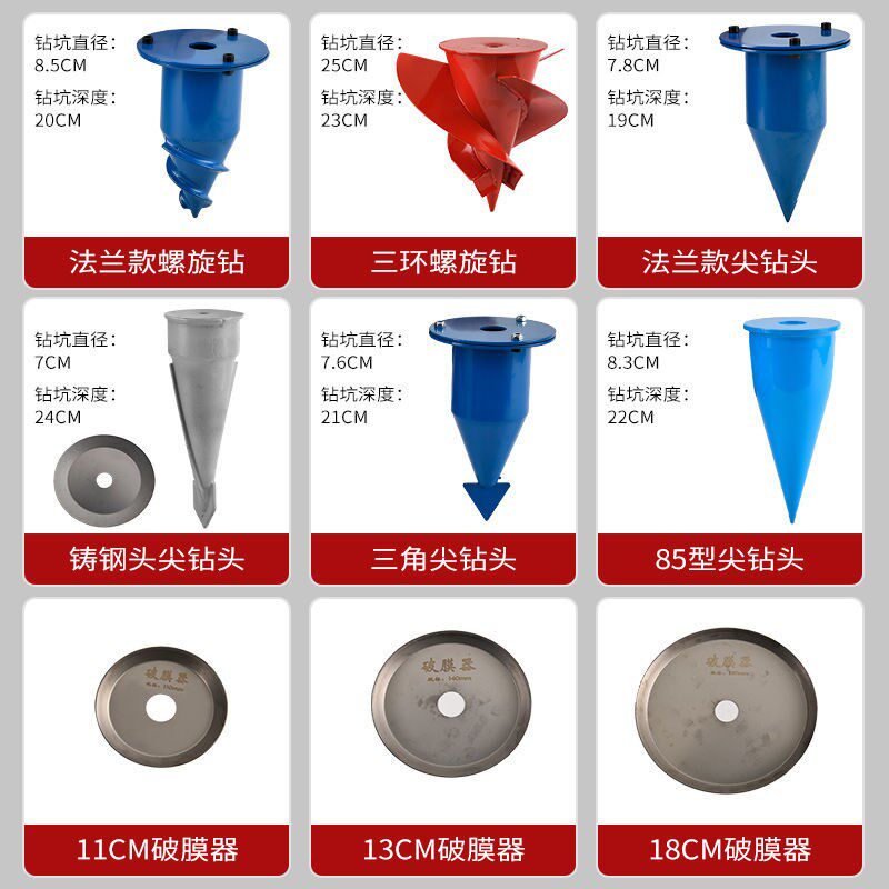 揹负割草机烟草种植机打塘机垦机打洞打窝挖穴机烟钻种烟打孔器,农机/农具/农膜,挖坑机,淘宝优惠券,粉丝福利购,淘宝优惠卷