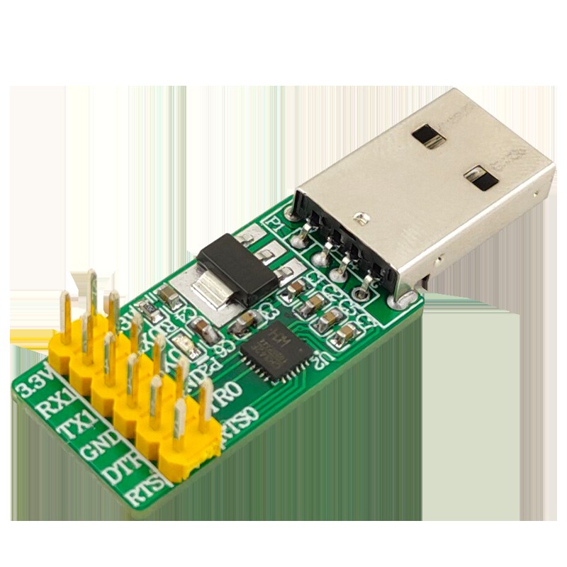 USB转2路串口 USB转串口 TTL CH342F 下载线 串口模块异步串口