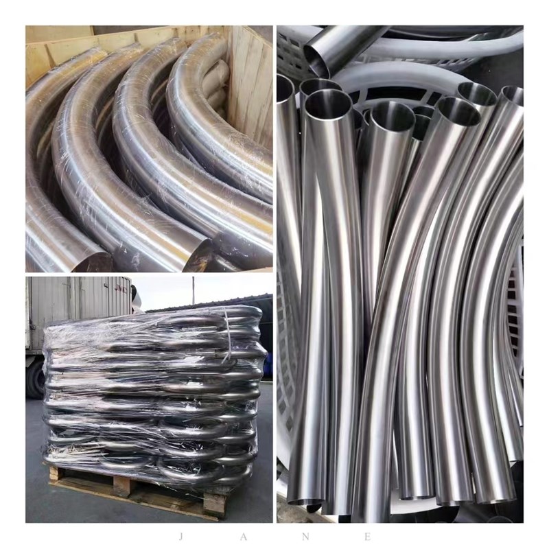 中央供料系统镜面不锈钢弯管源头 90弯厂家代加工0卫生级弯头