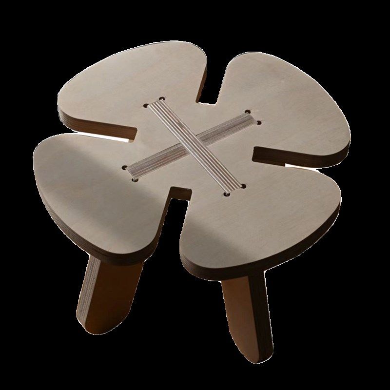 幸运草小凳 儿童坐具 海洋板手动组装 多层桦木板,住宅家具,卡通凳/异形凳,淘宝优惠券,粉丝福利购,淘宝优惠卷