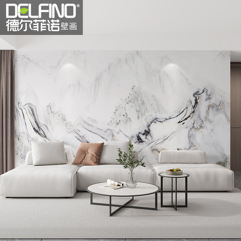 无缝墙布现代壁布客厅沙发卧室牀头电视背景墙大理石墙布壁纸壁画,家装主材,定制壁画,淘宝优惠券,粉丝福利购,淘宝优惠卷
