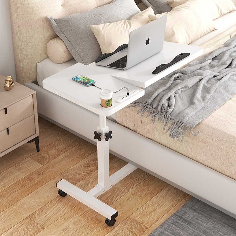 床边桌可移动可折叠卧室电脑桌简易书桌懒人升降小桌子家用学习桌