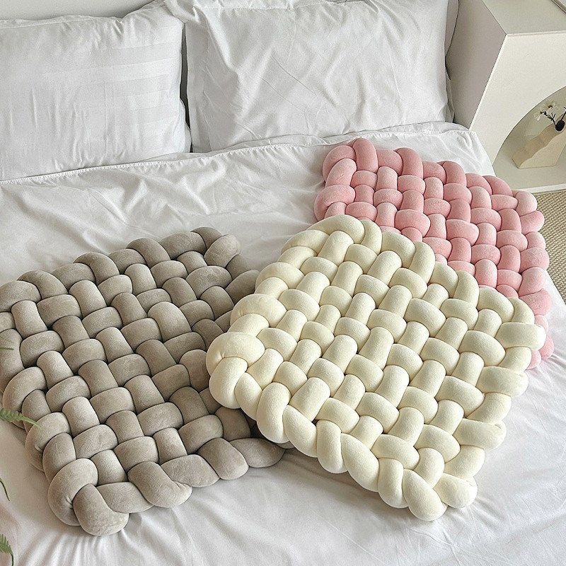 in风纯手工编织坐垫加厚小羊绒客厅装视沙发靠枕实木家具椅子垫,居家布艺,椅垫,淘宝优惠券,粉丝福利购,淘宝优惠卷