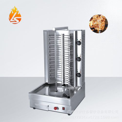 电热中东烧烤炉不锈钢巴西土耳其烤肉拌饭单头三头旋转烧烤炉设备