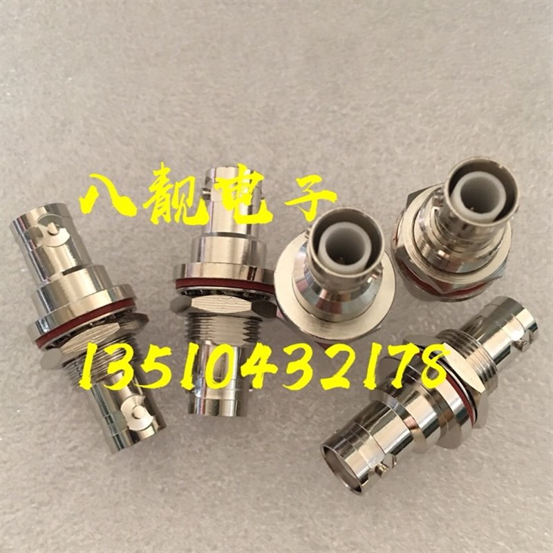 SHV-KKY5000V高压BNC母转母直通带螺母防水固定面板同轴转接头5KV