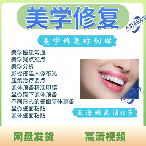 美学修覆牙体预备粘贴嵌体预备牙隐裂治疗美学医患沟通美学分析