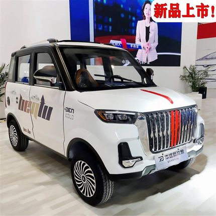 新款新能源四轮电动汽车成人家用女性代步轿车R油电两用接送孩子