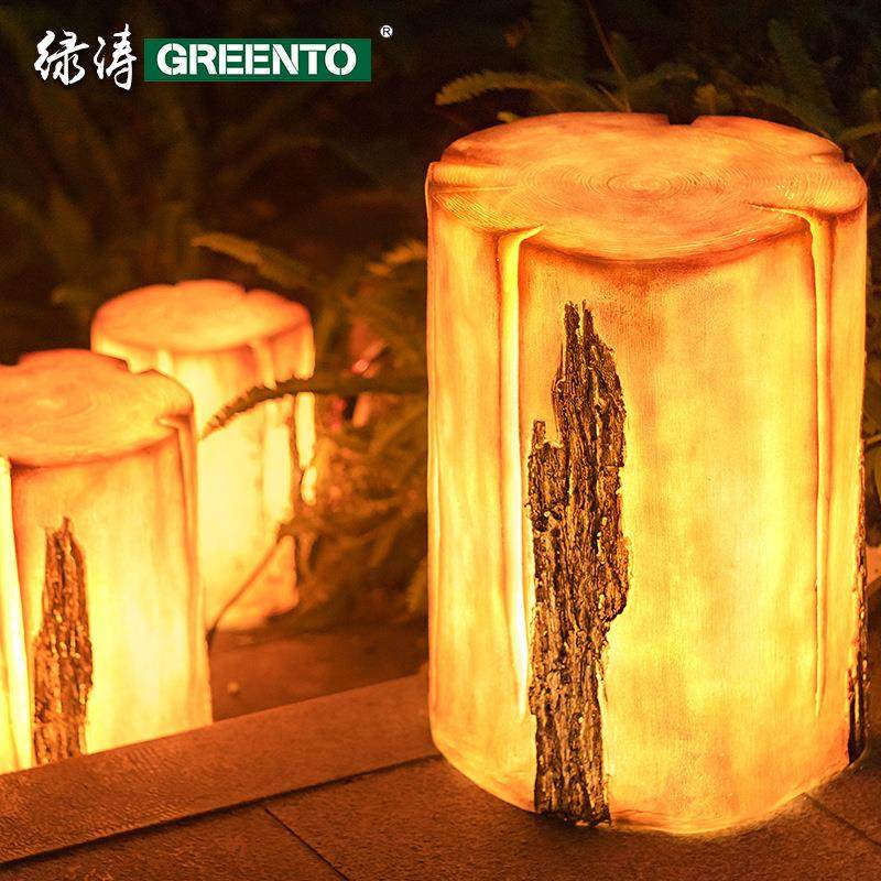 LED发光树桩灯庭院别墅景观雕塑灯草坪木凳子装饰灯,家装灯饰光源,草坪灯,淘宝优惠券,粉丝福利购,淘宝优惠卷