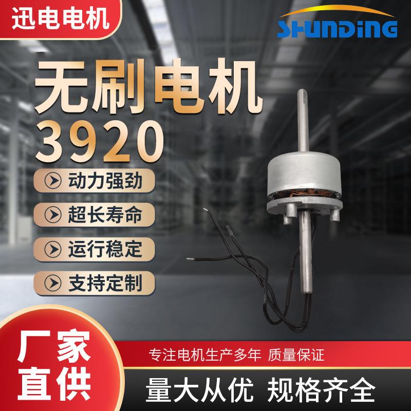 3920直流无刷电机大力度腰部敲击按摩器微型电机筋膜枪减速马达