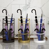 铁艺雨伞收纳架家用小型防水雨伞架酒店大堂办公室门口商超放伞桶