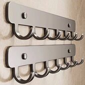 一体成型挂钩免打孔强力粘胶墙壁卫生间墙上壁挂厨房浴室衣钩排钩