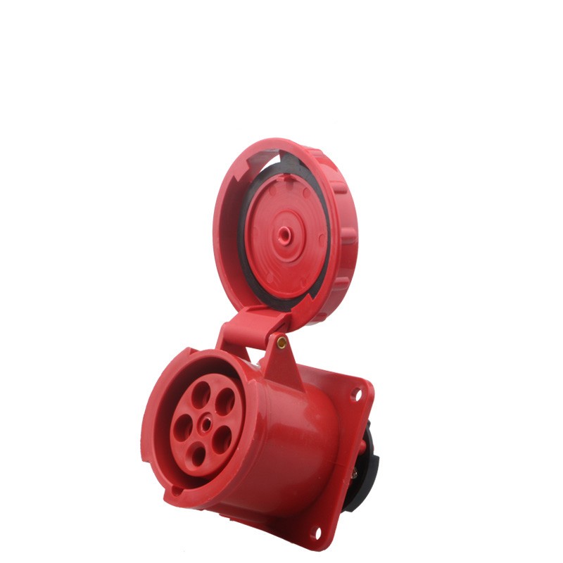 IP67防水工业插头连接器63A/1A 3芯4心5孔防爆航空插座公母对接