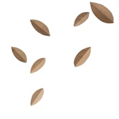 创意木雕树叶墙饰客厅玄关墙面装 饰挂件样板房墙上装 饰品壁饰壁挂