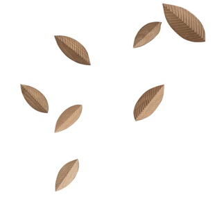 创意木雕树叶墙饰客厅玄关墙面装饰挂件样板房墙上装饰品壁饰壁挂