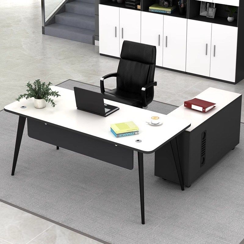 电脑办公桌现代总裁大班台单人管经理桌大气商用办公室,商业/办公家具,大班台/主管桌,淘宝优惠券,粉丝福利购,淘宝优惠卷