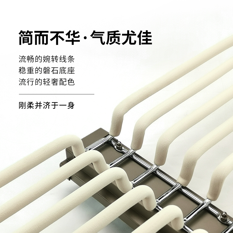 衣柜内置裤抽多功能双排顶装抽屉式侧装伸缩阻尼裤架家用五金配件