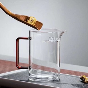 家用饮料月牙杯鸡尾酒杯子果汁离杯热茶茶带红R茶过大容量杯茶漏