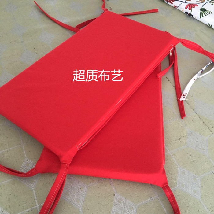 帆布纯色拆洗高密度海绵坐垫 餐椅垫 梯形椅 长条椅 实木沙发定做