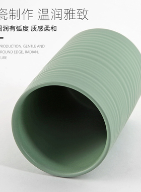 l Wol陶瓷刷牙杯子漱口杯牙具杯洗漱杯牙刷杯家用装