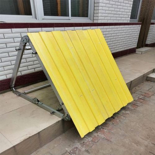 装配式防汛子堤抢险救援阻水墙铝合金支架子堤式玻璃钢挡水板