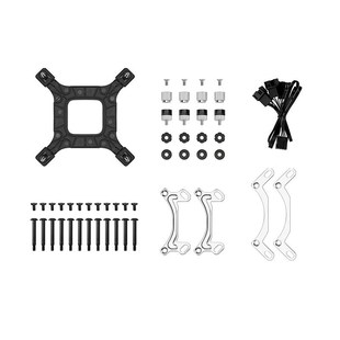 九州风神冰果水冷光环冷头散热器支持多平台扣具