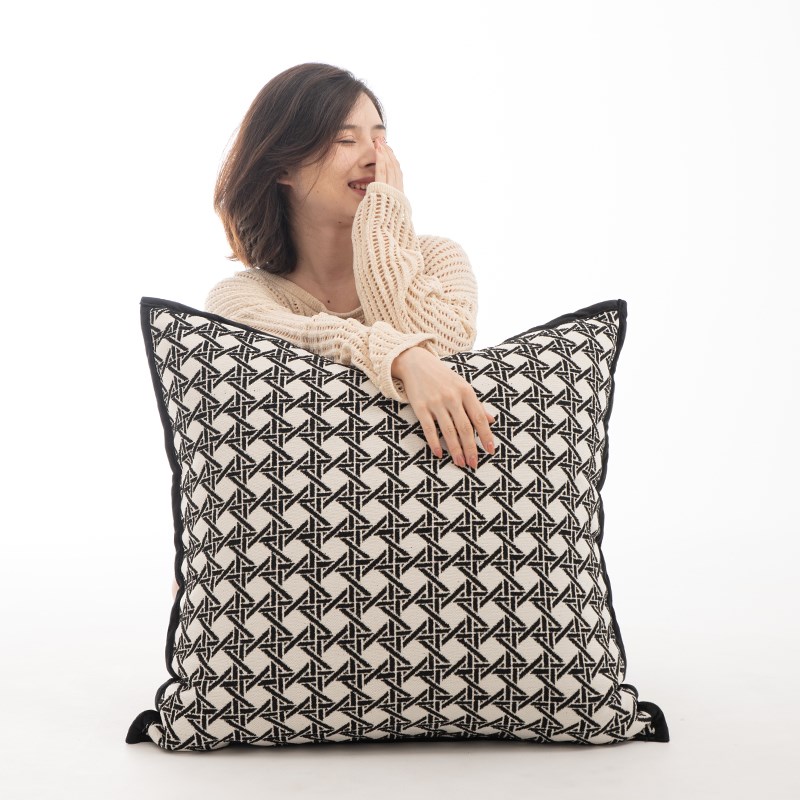 抱枕刺绣马客厅床头靠垫靠枕抱枕不含芯超大号靠背垫靠枕