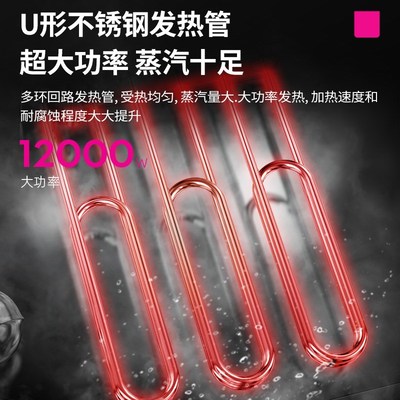 乐创蒸饭柜商用盘2盘门食堂全自动蒸饭车蒸包机燃气电蒸箱