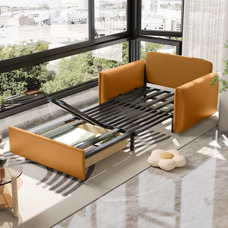 阳台床猫抓布单人两用一米二新款临时留宿沙发床,住宅家具,沙发床,淘宝优惠券,粉丝福利购,淘宝优惠卷