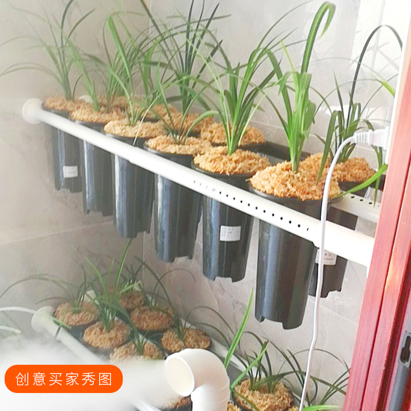 创意新款阳台横杆悬挂花架伸缩单杆墙上支撑杆免打孔挂花篮架子