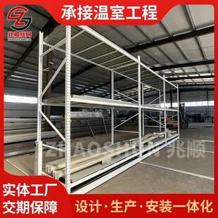 兆顺供应轨道式双层挂灯潮汐苗床温室大棚育苗苗床轨道式多层苗床