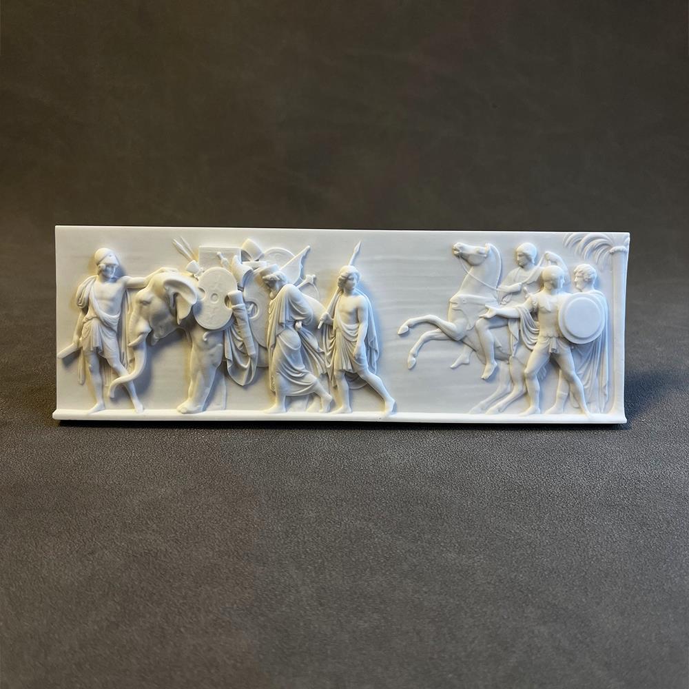 复古艺术石膏浮雕立体装饰画相框画心桌面摆件酒柜书架装饰礼物图片