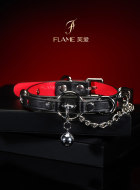 真皮项圈定制刻字皮质颈圈可调节扣男女choker项链K9牵引链
