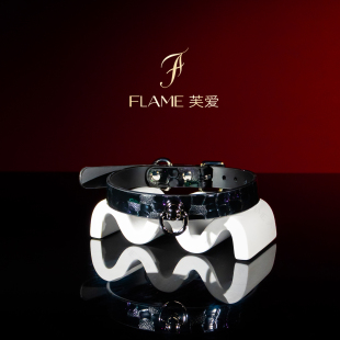 puppy真皮变色龙真皮项圈女宫铃choker男女颈链高端头层牛皮项链