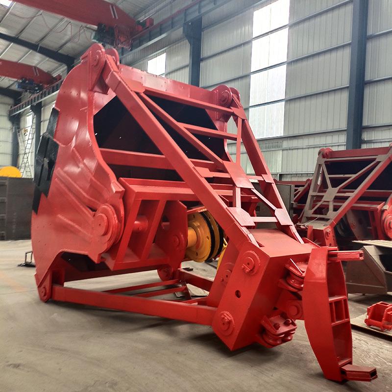 行车龙门吊起重抓斗电动液压双瓣抓斗散货料场垃圾场起重机抓斗